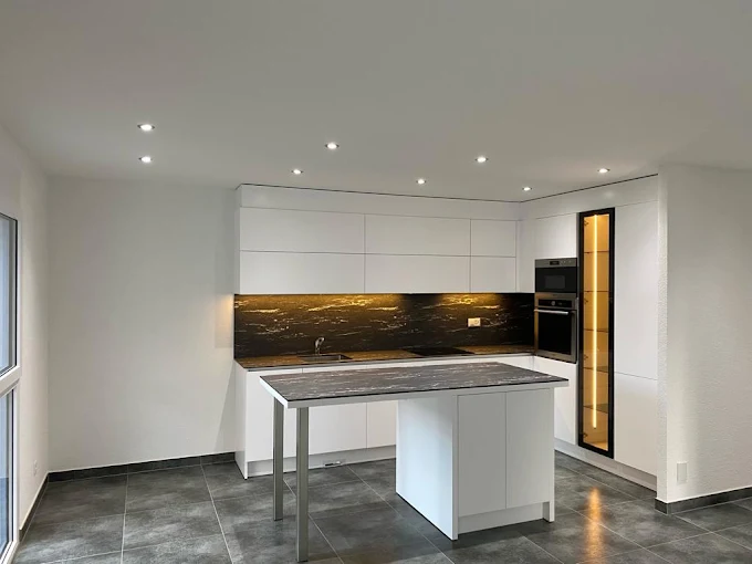 Aménagement intérieur avec cuisine